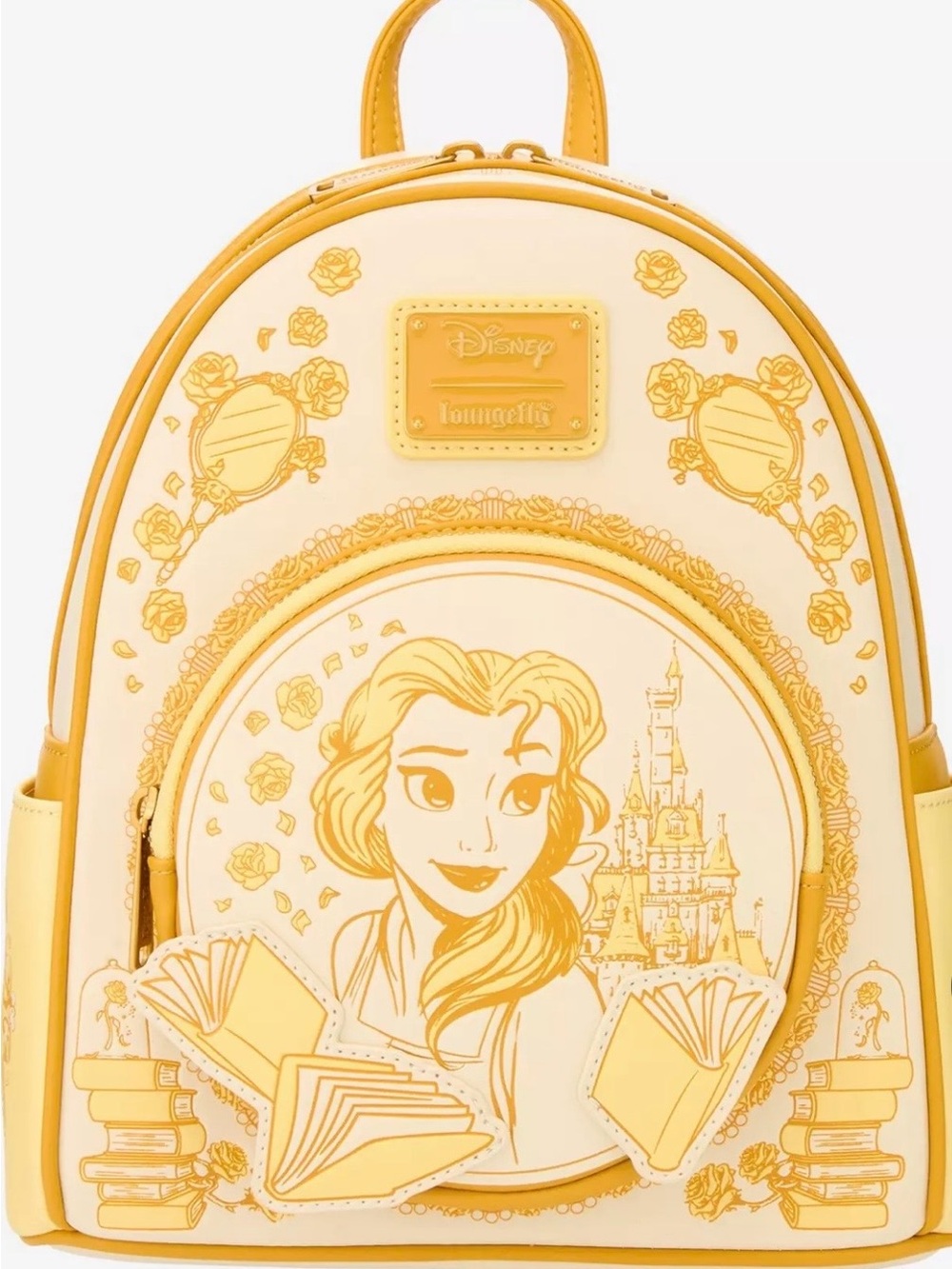 Loungefly Disney NWT Beauty & the Beast Belle Sketch Portrait Mini Backpack - Picture 6 of 8